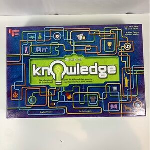 Game of Knowledge University Games English Version Trivia Educational Rare